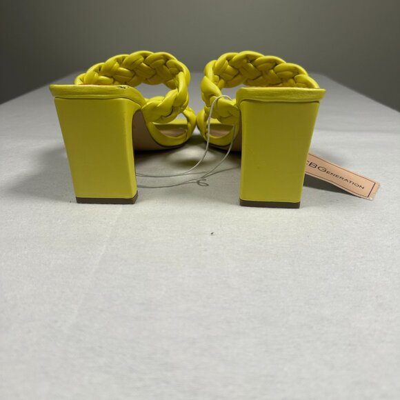 BCBGeneration Finaa Heel Lemon Size 6 Womens NWT - Picture 3 of 6